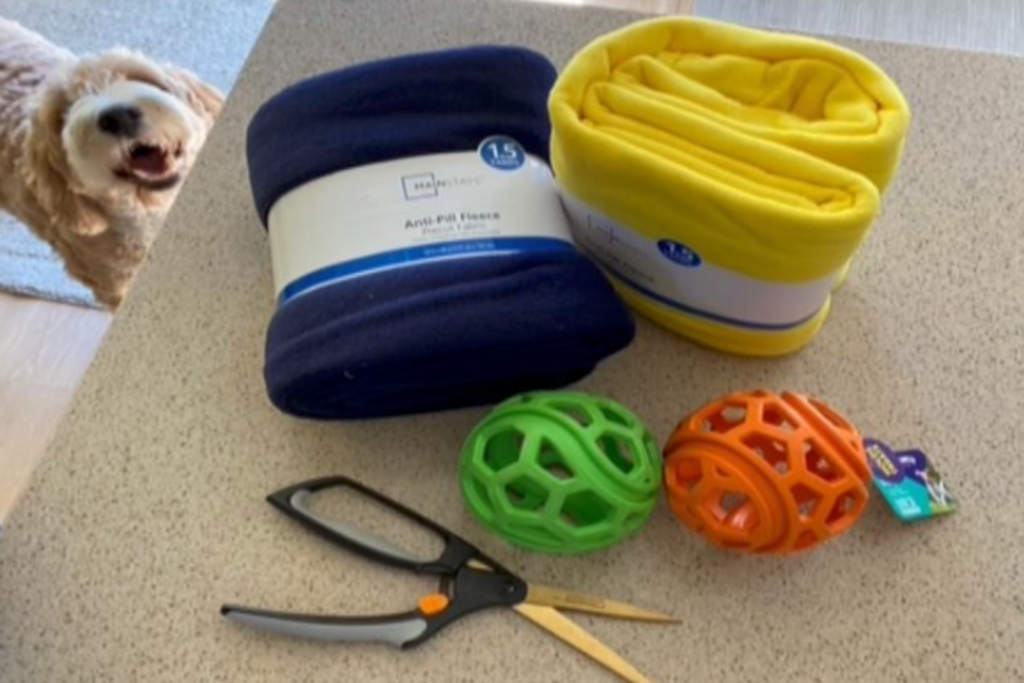 DIY Fleece Tug Toy Tutorial