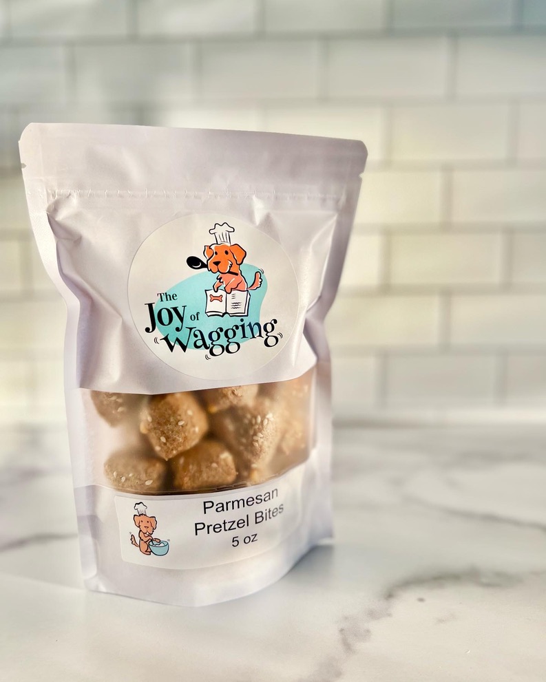 Parmesan Pretzel Bites Dog Treats