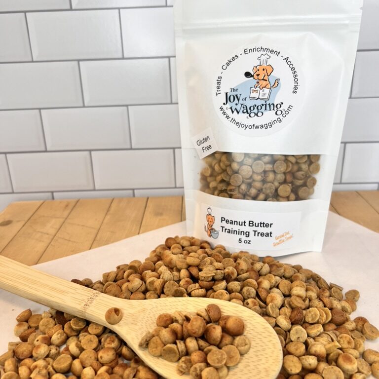 Gluten-Free Peanut Butter Dog Training Treats Packaging
